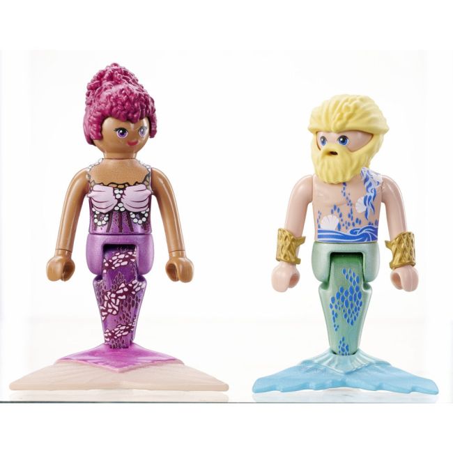 Playmobil - Set 2 figurine Sirena si Triton ARTPM71799