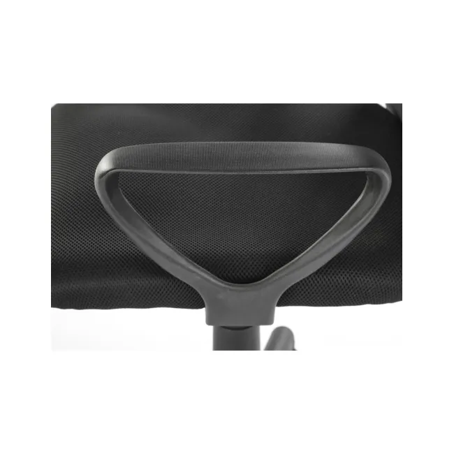 Scaun de birou ergonomic hm nuble, mesh, cadru metalic, sezut piele ecologica, inaltime ajustabila, mecanism balansare,100 kg, negru drm10408