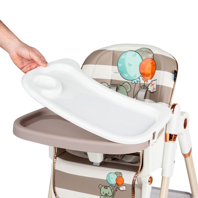 Scaun de masa Juju Eat&Fun, Brown Bear JUJJU1053-Brown-Bear