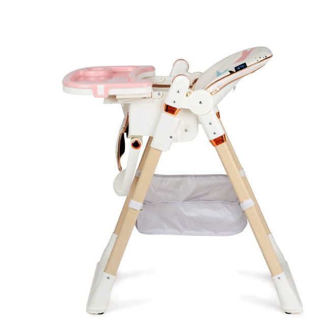 Scaun de masa Juju Eat&Fun, Pink Stars JUJJU1053-Pink-Stars