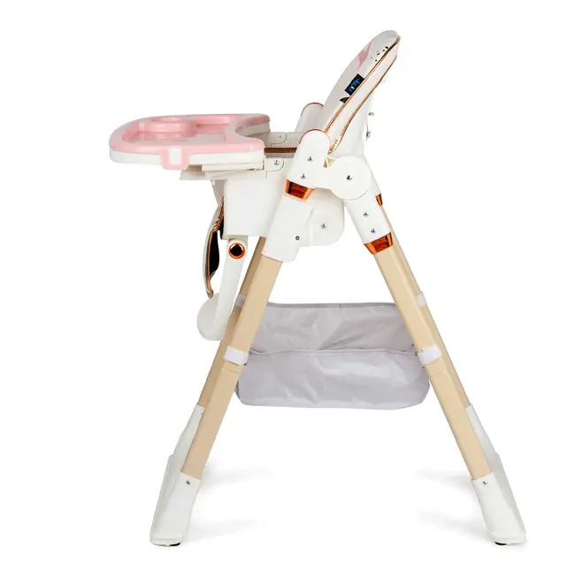 Scaun de masa Juju Eat&Fun, Pink Stars JUJJU1053-Pink-Stars