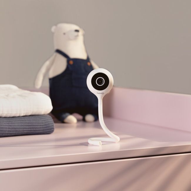 Video monitor, Lionelo, Babyline Smart, Cu aplicatie Smart Life, Cablu USB, Conexiune Wifi, Comunicare bidirectionala, Senzor de temperatura, Negru BYNLOC-BABYLINE_SMART_BLACK