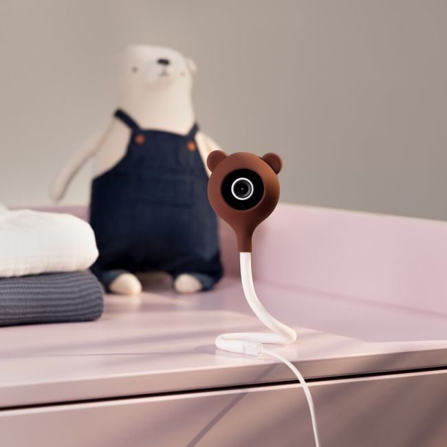 Video monitor, Lionelo, Babyline Smart, Cu aplicatie Smart Life, Cablu USB, Conexiune Wifi, Comunicare bidirectionala, Senzor de temperatura, Negru BYNLOC-BABYLINE_SMART_BLACK