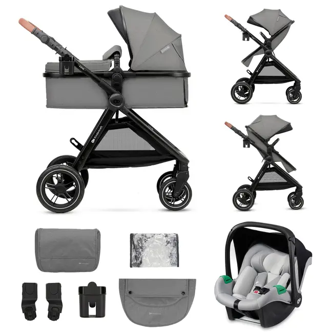 CARUCIOR KINDERKRAFT ESME, 3 IN 1, MOONLIGHT GREY VIVKSESME00GRY3000