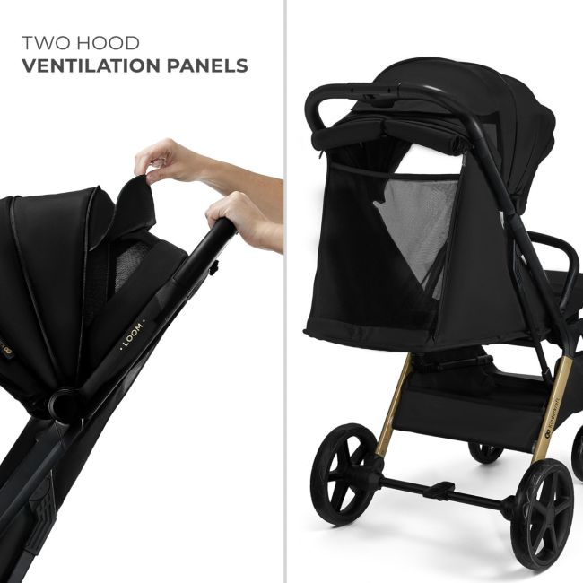 CARUCIOR SPORT KINDERKRAFT LOOM, 0-22 KG, INK BLACK VIVKSLOOM00BLK0000