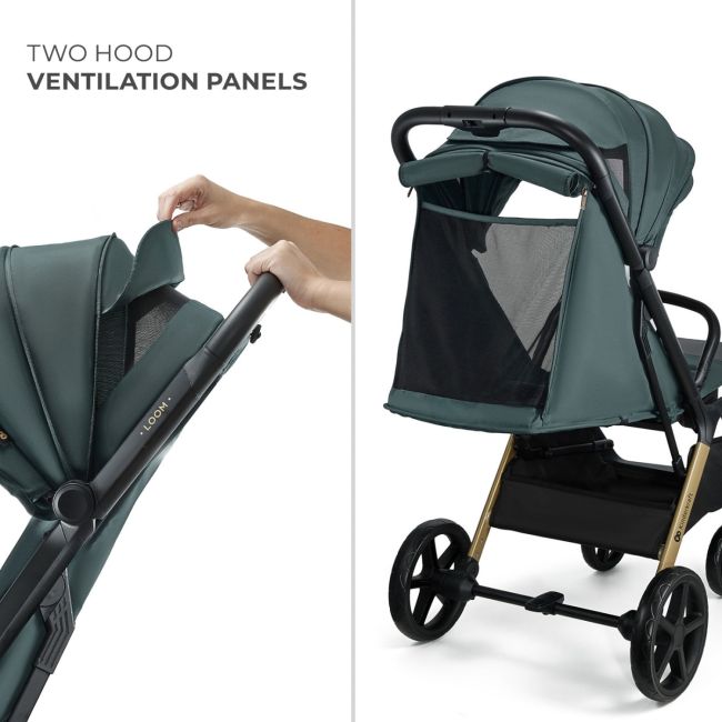 CARUCIOR SPORT KINDERKRAFT LOOM, 0-22 KG, JADE GREEN VIVKSLOOM00GRE0000