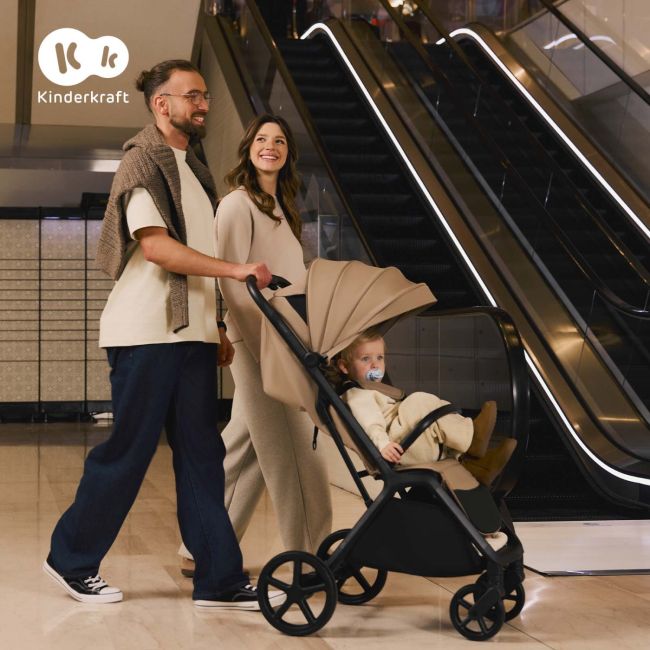 CARUCIOR SPORT KINDERKRAFT LOOM, 0-22 KG, LINEN BEIGE VIVKSLOOM00BEG0000