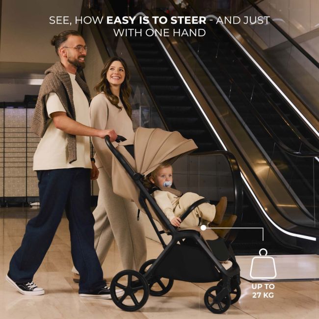 CARUCIOR SPORT KINDERKRAFT LOOM, 0-22 KG, LINEN BEIGE VIVKSLOOM00BEG0000