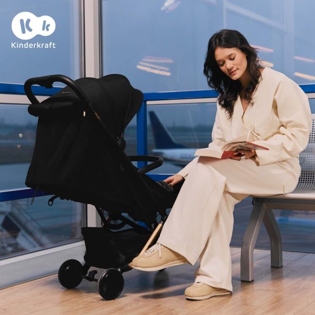CARUCIOR SPORT KINDERKRAFT PILOT 2, 0-22 KG, MIDNIGHT BLACK VIVKSPILO02BLK0000