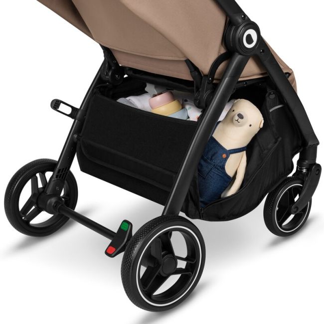 Carucior sport, Lionelo, Ingrid, Capotina impermeabila cu filtru UPF50+, Pana la 22 Kg, Spatar reglabil in 3 pozitii, Include suport pahar si plasa de tantari, Sistem pentru pliere automata, 6 luni+, Bej BYNLO-INGRID_BEIGE_SAND