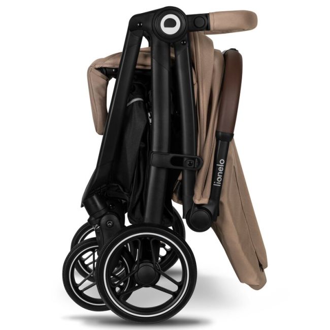 Carucior sport, Lionelo, Ingrid, Capotina impermeabila cu filtru UPF50+, Pana la 22 Kg, Spatar reglabil in 3 pozitii, Include suport pahar si plasa de tantari, Sistem pentru pliere automata, 6 luni+, Bej BYNLO-INGRID_BEIGE_SAND