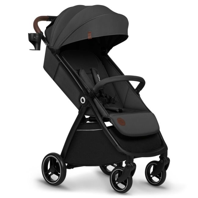 Carucior sport, Lionelo, Ingrid, Capotina impermeabila cu filtru UPF50+, Pana la 22 Kg, Spatar reglabil in 3 pozitii, Include suport pahar si plasa de tantari, Sistem pentru pliere automata, 6 luni+, Gri BYNLO-INGRID_GREY_STONE