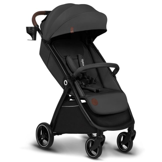 Carucior sport, Lionelo, Ingrid, Capotina impermeabila cu filtru UPF50+, Pana la 22 Kg, Spatar reglabil in 3 pozitii, Include suport pahar si plasa de tantari, Sistem pentru pliere automata, 6 luni+, Gri BYNLO-INGRID_GREY_STONE