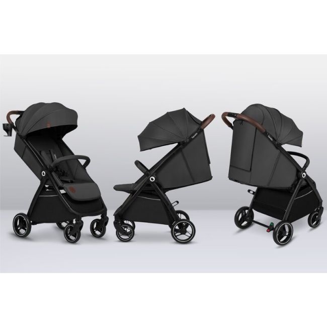 Carucior sport, Lionelo, Ingrid, Capotina impermeabila cu filtru UPF50+, Pana la 22 Kg, Spatar reglabil in 3 pozitii, Include suport pahar si plasa de tantari, Sistem pentru pliere automata, 6 luni+, Gri BYNLO-INGRID_GREY_STONE