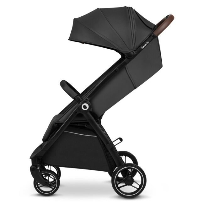 Carucior sport, Lionelo, Ingrid, Capotina impermeabila cu filtru UPF50+, Pana la 22 Kg, Spatar reglabil in 3 pozitii, Include suport pahar si plasa de tantari, Sistem pentru pliere automata, 6 luni+, Gri BYNLO-INGRID_GREY_STONE