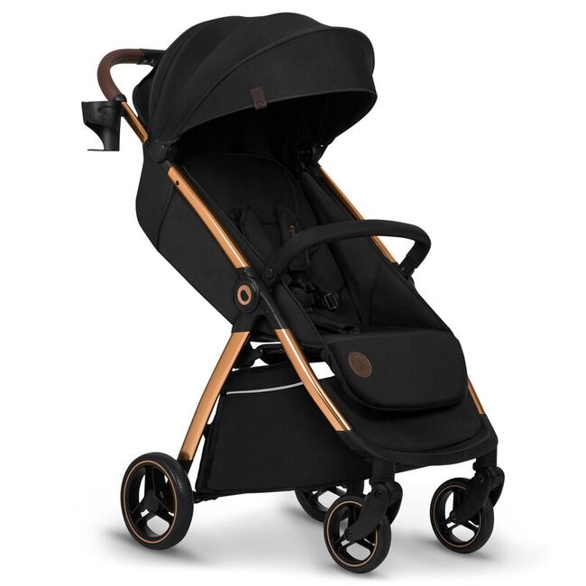 Carucior sport, Lionelo, Ingrid, Capotina impermeabila cu filtru UPF50+, Pana la 22 Kg, Spatar reglabil in 3 pozitii, Include suport pahar si plasa de tantari, Sistem pentru pliere automata, 6 luni+, Negru BYNLO-INGRID_BLACK_ONYX