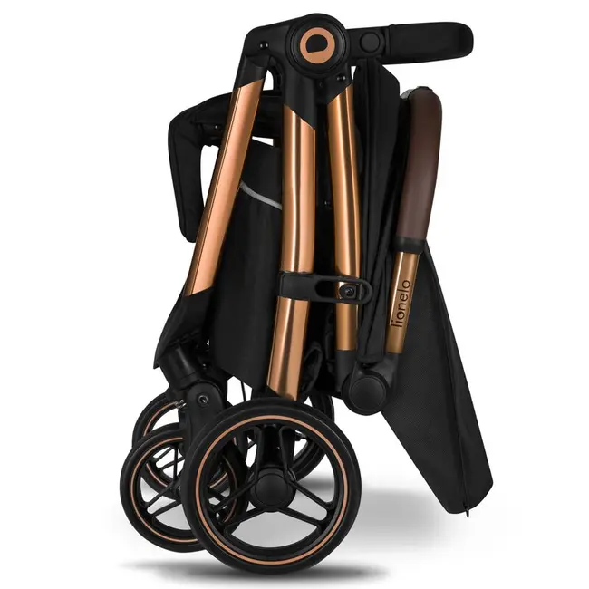 Carucior sport, Lionelo, Ingrid, Capotina impermeabila cu filtru UPF50+, Pana la 22 Kg, Spatar reglabil in 3 pozitii, Include suport pahar si plasa de tantari, Sistem pentru pliere automata, 6 luni+, Negru BYNLO-INGRID_BLACK_ONYX