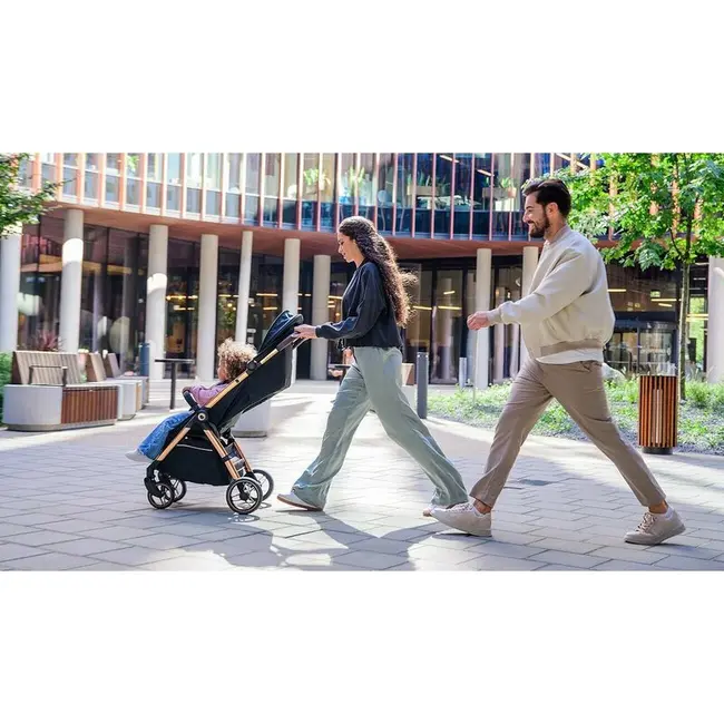 Carucior sport, Lionelo, Ingrid, Capotina impermeabila cu filtru UPF50+, Pana la 22 Kg, Spatar reglabil in 3 pozitii, Include suport pahar si plasa de tantari, Sistem pentru pliere automata, 6 luni+, Negru BYNLO-INGRID_BLACK_ONYX