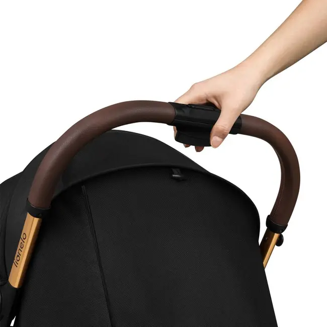 Carucior sport, Lionelo, Ingrid, Capotina impermeabila cu filtru UPF50+, Pana la 22 Kg, Spatar reglabil in 3 pozitii, Include suport pahar si plasa de tantari, Sistem pentru pliere automata, 6 luni+, Negru BYNLO-INGRID_BLACK_ONYX