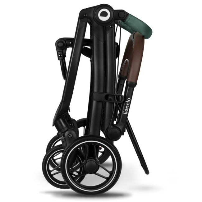 Carucior sport, Lionelo, Ingrid, Capotina impermeabila cu filtru UPF50+, Pana la 22 Kg, Spatar reglabil in 3 pozitii, Include suport pahar si plasa de tantari, Sistem pentru pliere automata, 6 luni+, Verde BYNLO-INGRID_GREEN_EMERALD