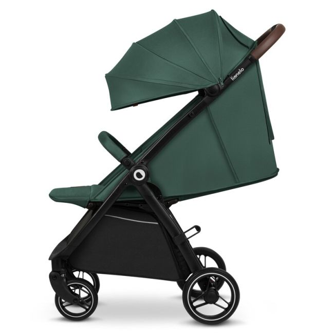 Carucior sport, Lionelo, Ingrid, Capotina impermeabila cu filtru UPF50+, Pana la 22 Kg, Spatar reglabil in 3 pozitii, Include suport pahar si plasa de tantari, Sistem pentru pliere automata, 6 luni+, Verde BYNLO-INGRID_GREEN_EMERALD