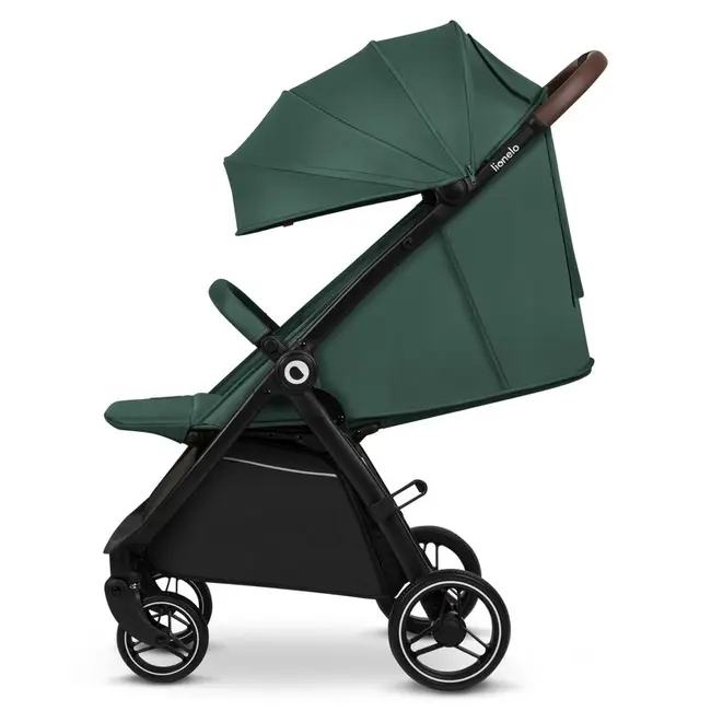 Carucior sport, Lionelo, Ingrid, Capotina impermeabila cu filtru UPF50+, Pana la 22 Kg, Spatar reglabil in 3 pozitii, Include suport pahar si plasa de tantari, Sistem pentru pliere automata, 6 luni+, Verde BYNLO-INGRID_GREEN_EMERALD