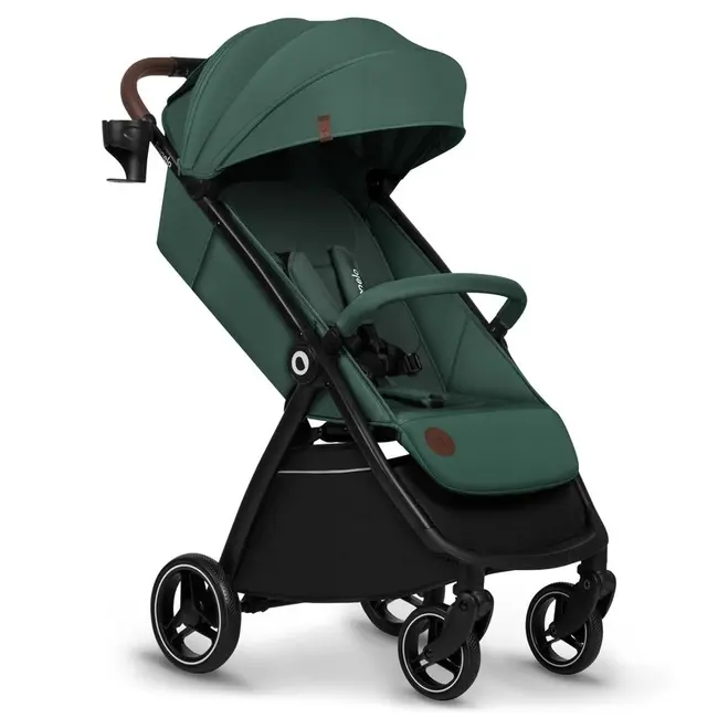 Carucior sport, Lionelo, Ingrid, Capotina impermeabila cu filtru UPF50+, Pana la 22 Kg, Spatar reglabil in 3 pozitii, Include suport pahar si plasa de tantari, Sistem pentru pliere automata, 6 luni+, Verde BYNLO-INGRID_GREEN_EMERALD