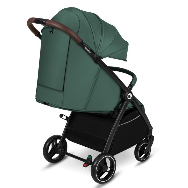 Carucior sport, Lionelo, Ingrid, Capotina impermeabila cu filtru UPF50+, Pana la 22 Kg, Spatar reglabil in 3 pozitii, Include suport pahar si plasa de tantari, Sistem pentru pliere automata, 6 luni+, Verde BYNLO-INGRID_GREEN_EMERALD