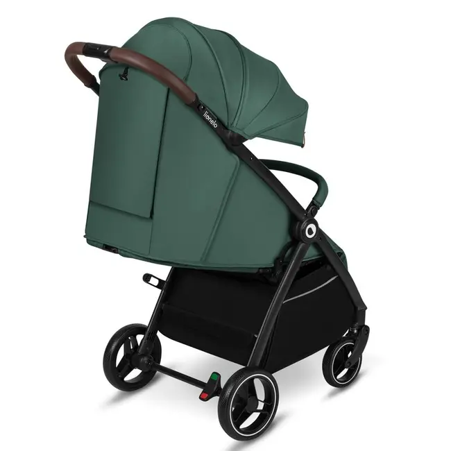 Carucior sport, Lionelo, Ingrid, Capotina impermeabila cu filtru UPF50+, Pana la 22 Kg, Spatar reglabil in 3 pozitii, Include suport pahar si plasa de tantari, Sistem pentru pliere automata, 6 luni+, Verde BYNLO-INGRID_GREEN_EMERALD