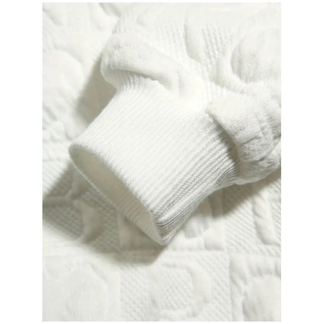 Costumas cu bluzita alba si blugi pentru baietei mbtu77-de