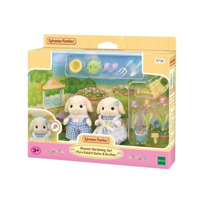 Figurine sylvanian families-iepurasii gradinari sf5736