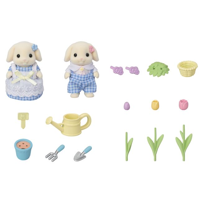 Figurine sylvanian families-iepurasii gradinari sf5736