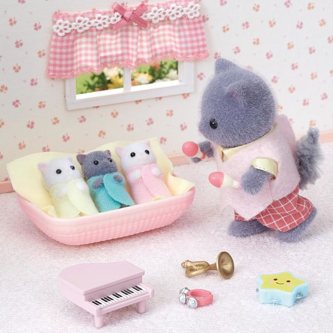Figurine sylvanian families-pisicute tripleti sf5458