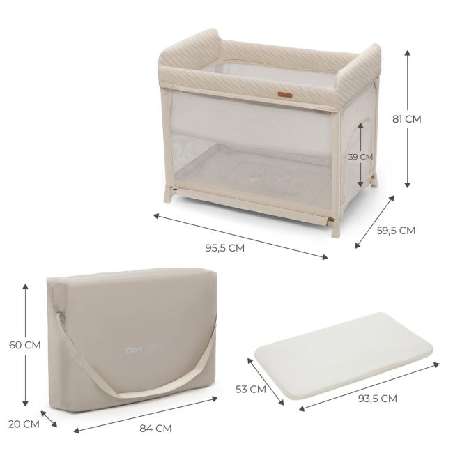 PATUT DE CALATORIE KINDERKRAFT MOON DREAM, BEIGE VIVKLMODR00BEG3000
