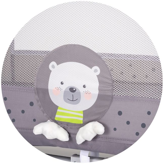 Patut pliabil chipolino capri bear grey hubkosik2501be