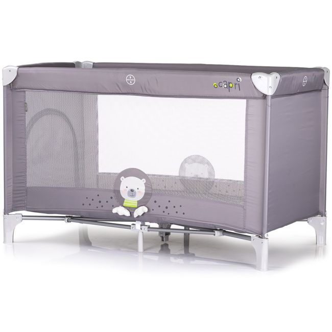Patut pliabil chipolino capri bear grey hubkosik2501be