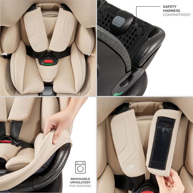 SCAUN AUTO KINDERKRAFT XPEDITION 3 I-SIZE 40-150 CM, BEIGE VIVKCXPED03BEG0000