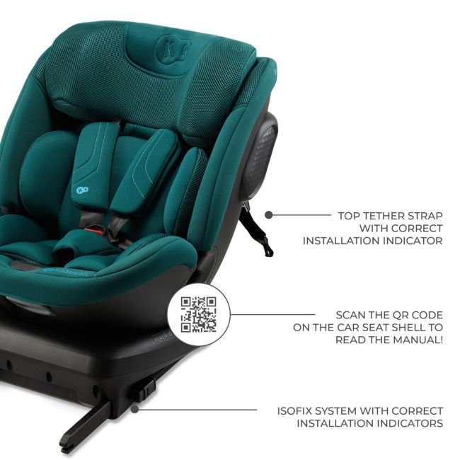 SCAUN AUTO KINDERKRAFT XPEDITION 3 I-SIZE 40-150 CM, GREEN VIVKCXPED03GRE0000