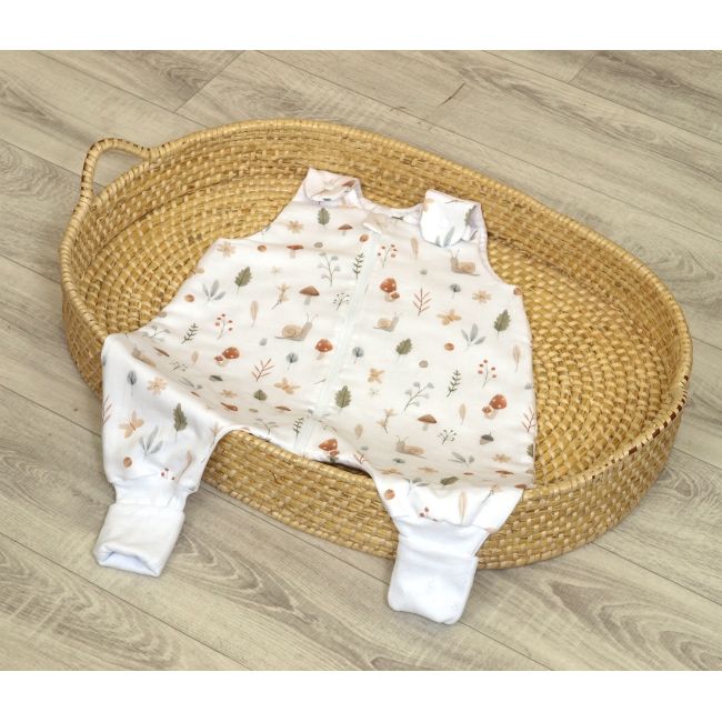 Sac De Dormit Cu Picioare, Bumbac De Vara, 1 Tog, Comori Din Natura, S, 6-24 Luni Pjb85210