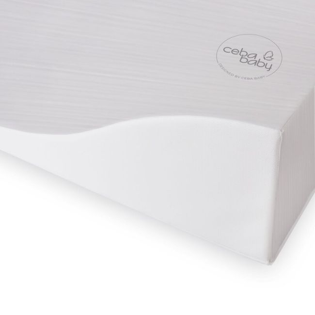 Saltea de infasat, Ceba Baby, Cosy, Moale, Cu taliometru, 50 x 70 cm, 0-12 luni, Grey Zebra BYNW-104-002-260