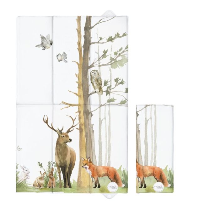 Saltea de infasat, Ceba Baby, Pliabila, 60 x 40 cm, Woodland BYNW-305-000-724