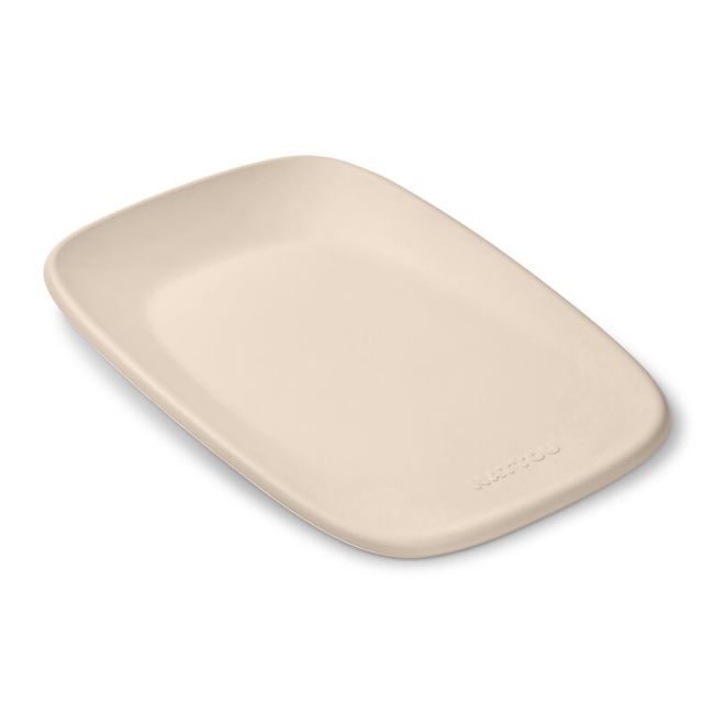 Saltea de infasat, Nattou, Softy, Moale, Utilizabil si fara husa, Design ergonomic, Spuma PU, 70x50x10 cm, Fara BPA, 0 luni+, Beige BYN145060