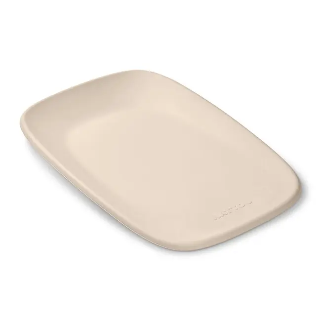 Saltea de infasat, Nattou, Softy, Moale, Utilizabil si fara husa, Design ergonomic, Spuma PU, 70x50x10 cm, Fara BPA, 0 luni+, Beige BYN145060