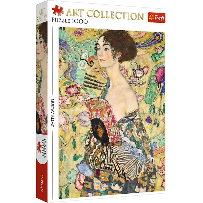 PUZZLE TREFL 1000 ART COLLECTION GUSTAV KLIMT DOAMNA CU EVANTAI VIV10925