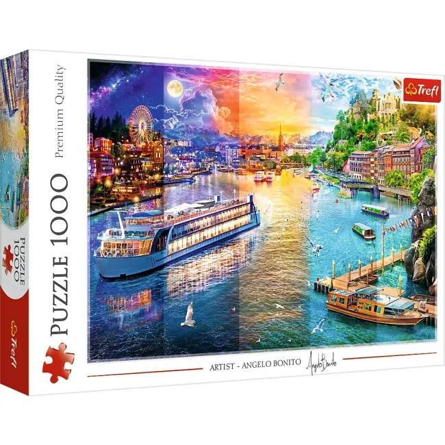 PUZZLE TREFL 1000 CROAZIERA PE RAU VIV10860