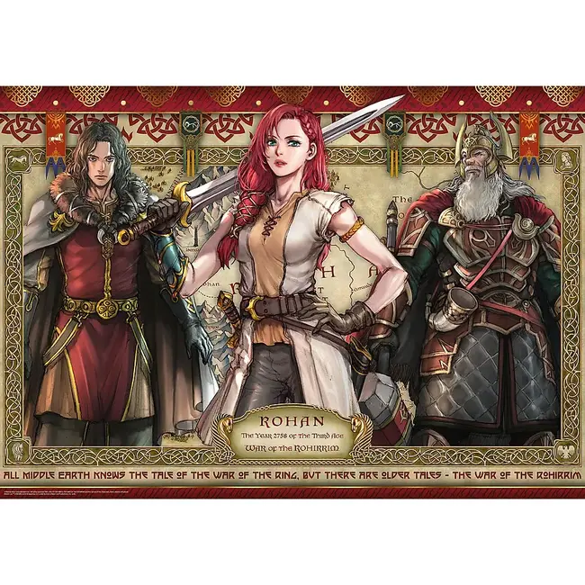 PUZZLE TREFL 1000 STAPANUL INELELOR RAZBOIUL ROHIRRIMILOR VIV10937