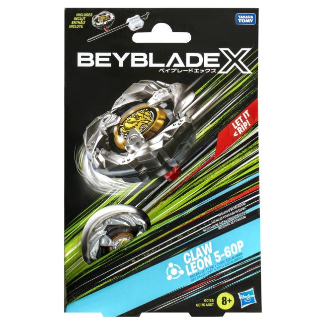 BEYBLADE X LET IT RIP SET LANSATOR SI ROATA CLAW LEON 5-60P VIVG0175_G0193