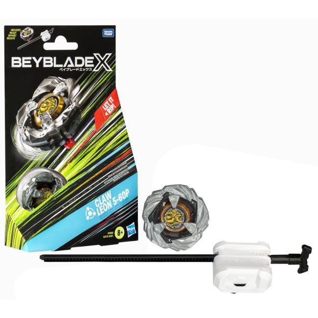 BEYBLADE X LET IT RIP SET LANSATOR SI ROATA CLAW LEON 5-60P VIVG0175_G0193