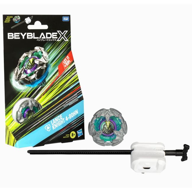 BEYBLADE X LET IT RIP SET LANSATOR SI ROATA LANCE KNIGHT 4-80HN VIVG0175_G0184