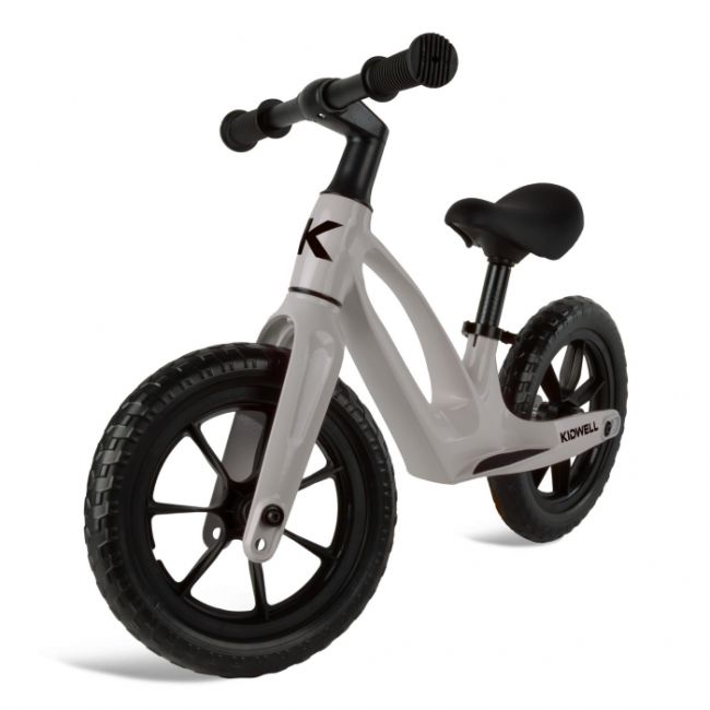 Bicicleta fara pedale, cadru magneziu, roti eva, kidwell vito - gri edeedirobivit03a0